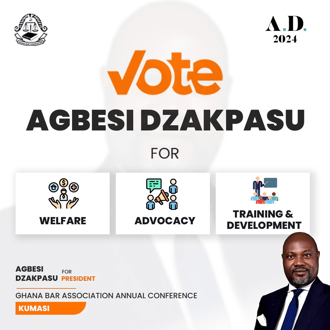 The WELFARE, ADVOCACY AND TRAINING (WAT) agenda of Agbesi Dzakpasu for the Bar 