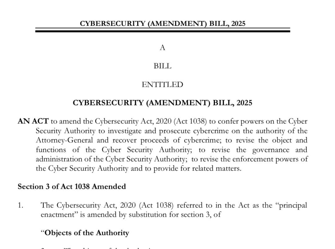 Key Issues Raised in the Cybersecurity (Amendment) Bill, 2025