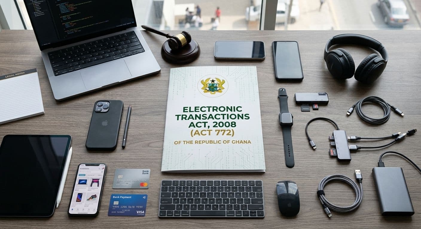 The Electronic Transactions Act, 2008 (Act 772) of The Republic of Ghana:   Origins, Content, Judicial Application and The Case for Reform 