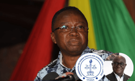 CHRAJ reprimands Totobi-Quakyi for failure to declare assets; commends Wilberforce Asare for action 