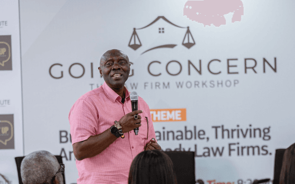 Acquire 5 years of active practice experience before you start a firm - Chief Kwame Boateng to Lawyers