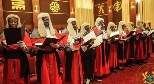 Gender distribution of Ghana's Judiciary