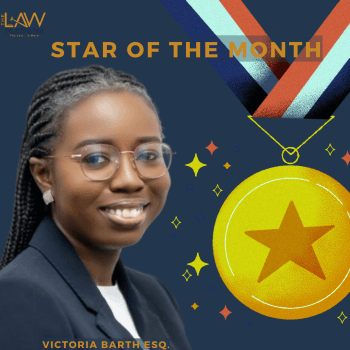 STAR OF THE MONTH - Victoria Barth Esq.
