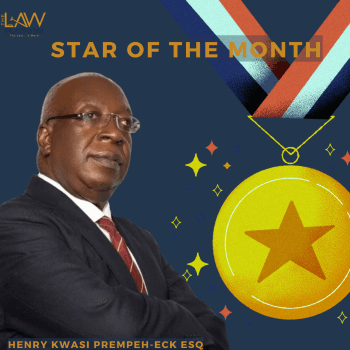 STAR OF THE MONTH - Henry Kwasi Prempeh-Eck Esq.
