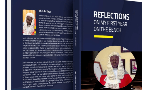 Justice Dr. Poku Adusei launches book on his reflections on his first year on the Bench